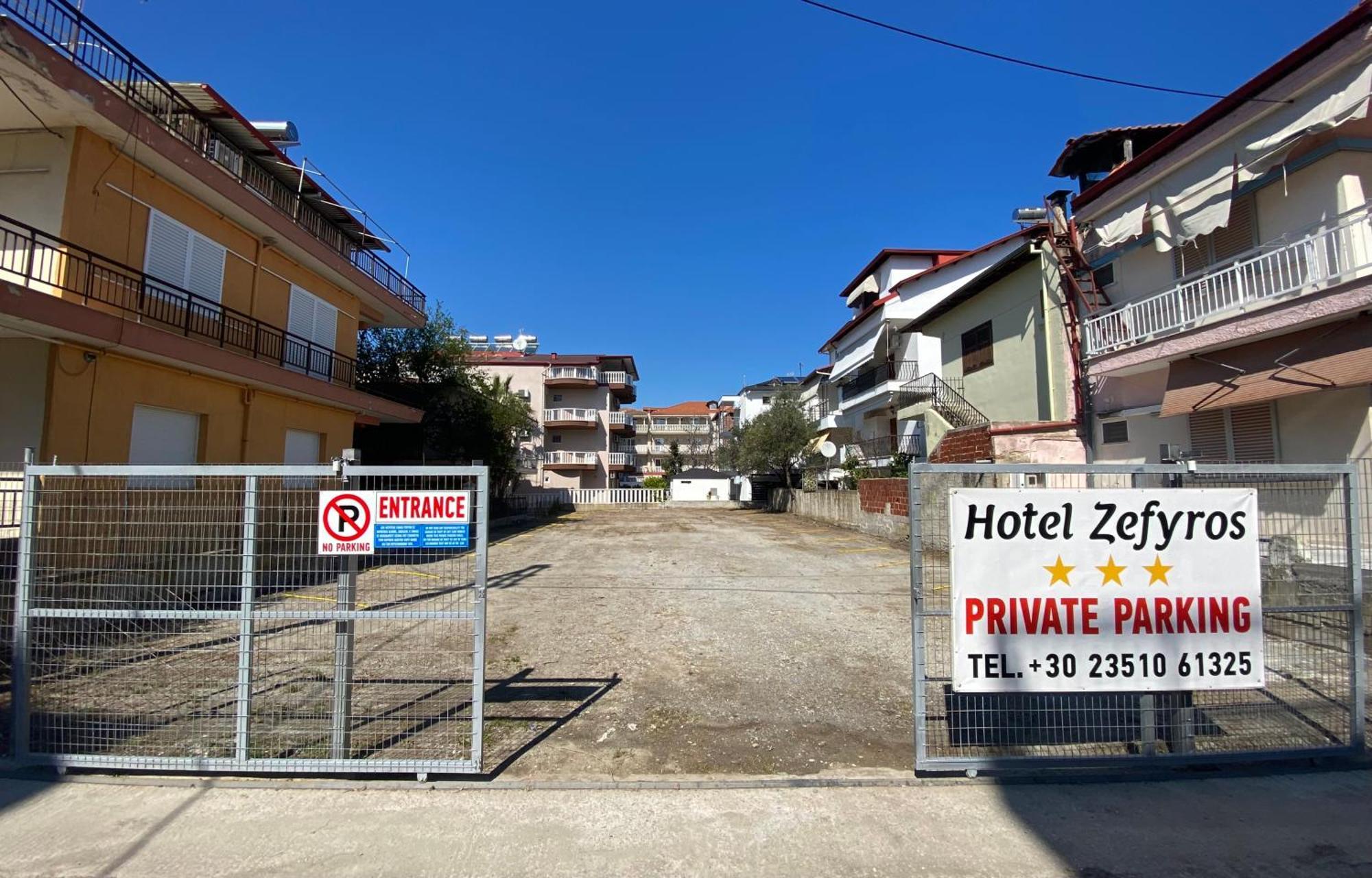 Hotel Zefyros Paralía Eksteriør billede